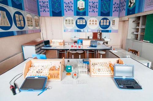 Современный кабинет химии в Алматы